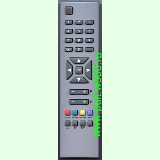 Пульт TECHNO RC-1241(TV)ic HUA