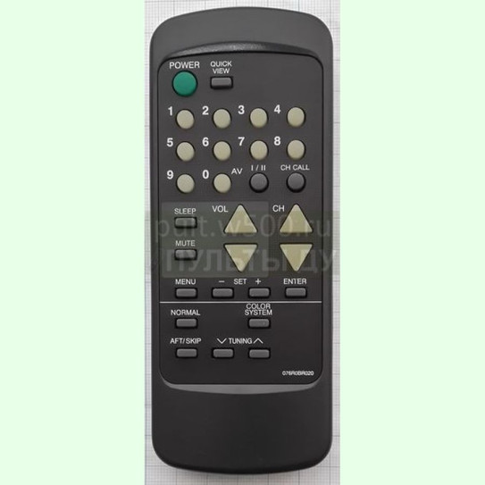 Пульт ORION 076ROBR020 ( плата 67110, для ТВ с приставками ) (TV) HUAYU