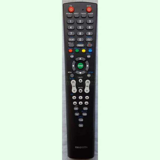 Пульт BBK RM-D1177+ ( унив. TV, DVD, AUX, корпус LEM100 ) HUAYU