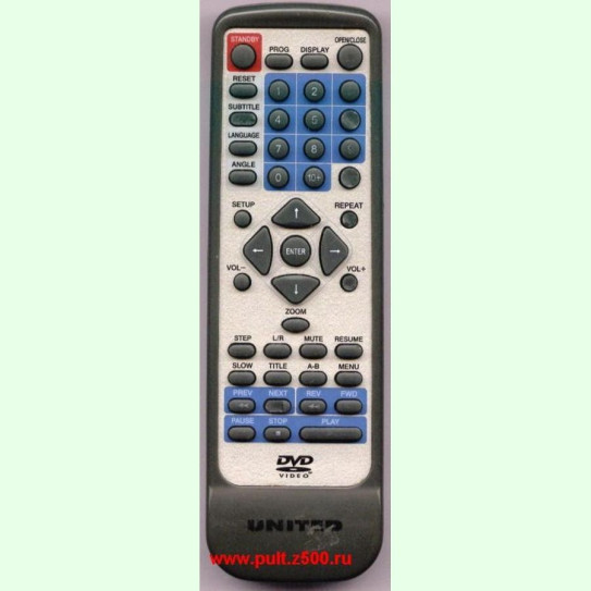 Пульт UNITED KP-3066(DVD 6050)аналог DELLY