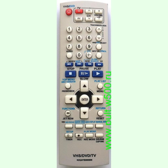 Пульт Panasonic N2QAYB000006 ( VCR-DVD комби ) HUAYU