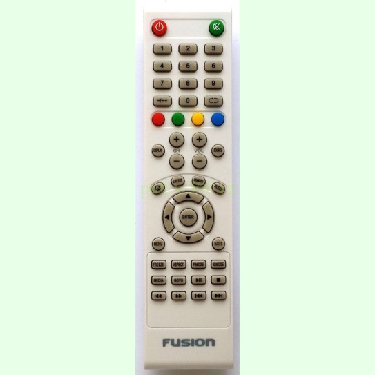 Пульт FUSION FLTV-16H100, FLTV-16H101 белый (LCD) оригинал