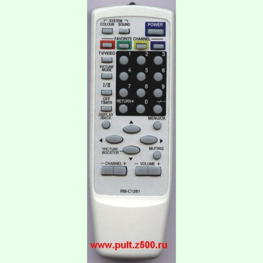Пульт JVC RM-C1261 (TV) HUAYU