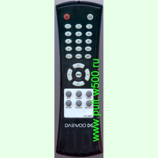 Пульт DAEWOO RS17-8891A (TV) аналог