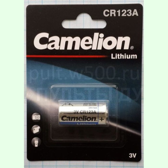 Батарея CR123A Camelion ( 10 в кор. ) (1BL)
