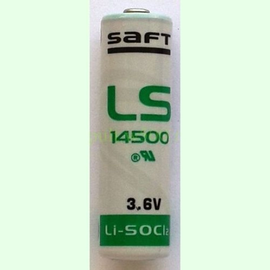 Батарея LS14500  (AA 3,6 V  Li-SOCI2 ) SAFT (1BL)