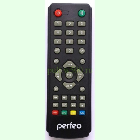 Пульт Perfeo PF-T2-1 (DVB-T2) (DVB-T2) аналог