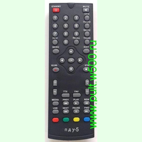 Пульт ORIEL  ПДУ-5 Tesler (DVB-T2  301) HUAYU