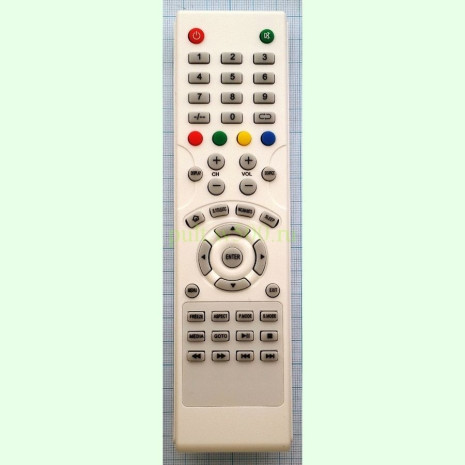 Пульт FUSION FLTV-16H100, FLTV-16H101 белый (LCD) HUAYU