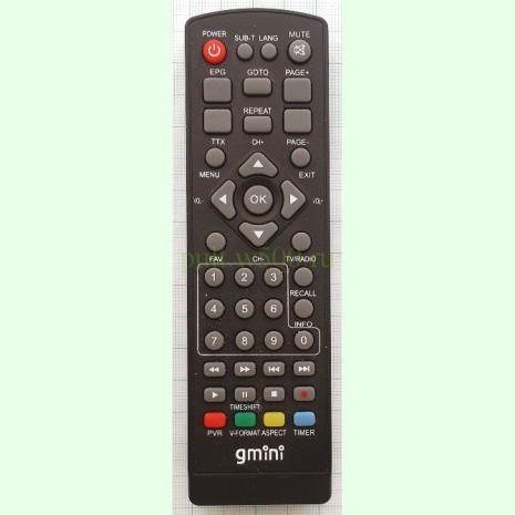 Пульт Gmini MagicBox MT2-170 (DVB-T2) аналог