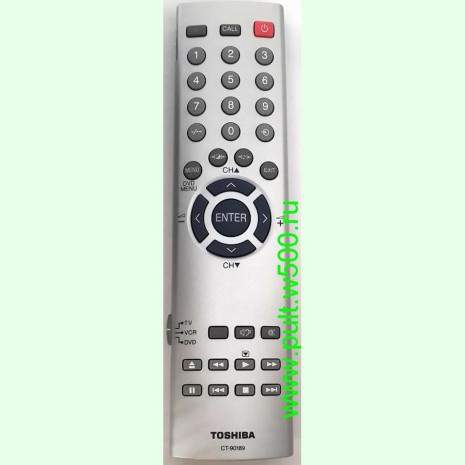 Пульт TOSHIBA CT-90189 ( TV.vcr.dvd.с перекл.) оригинал