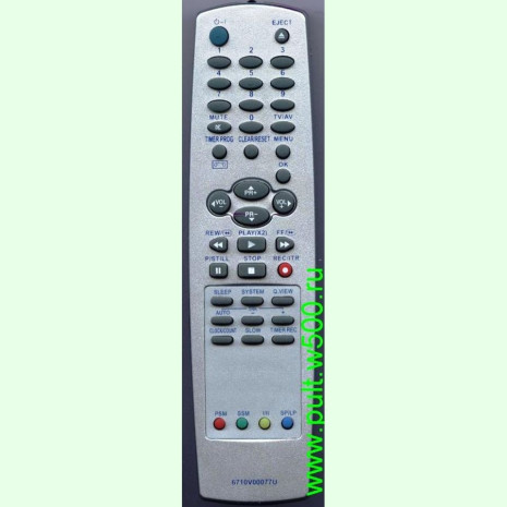 Пульт LG 6710V00077U (TVCR) HUAYU