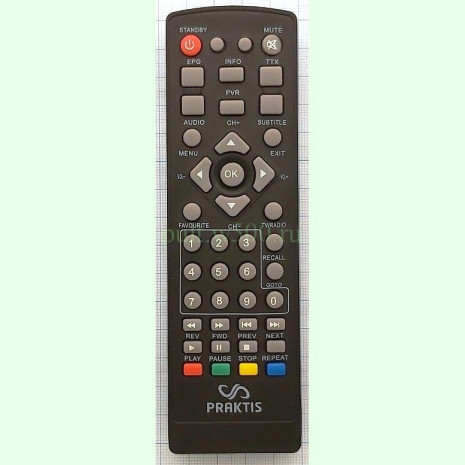 Пульт Praktis 168 (DVB-T2) аналог